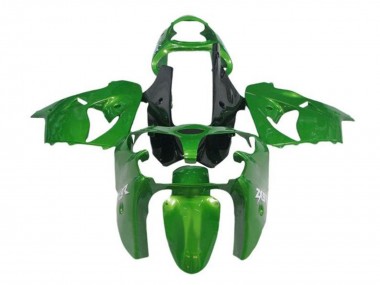Vert Noir Carénage Moto Kawasaki ZX9R 2000-2001 Pas Chère