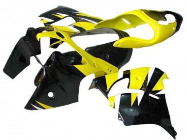 Jaune Noir Carénage Moto Kawasaki ZX9R 2002-2003 Pas Chère