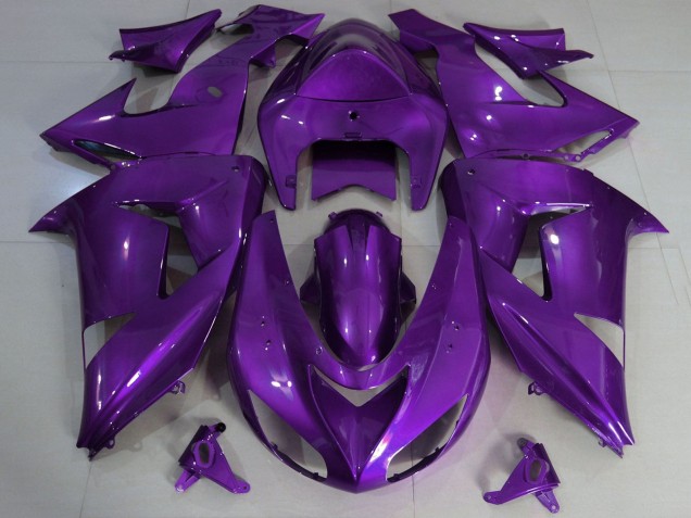Violet Carénages Moto Kawasaki ZX10R 2006-2007