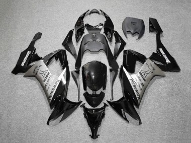 Noir Brillant Gris Bridgestone Motul Carénage Moto Kawasaki ZX10R 2008-2010 Pas Chère