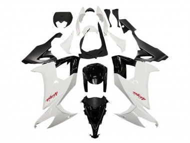 Blanc Noir Rouge Décalque Carénage Moto Kawasaki ZX10R 2008-2010 Pas Chère