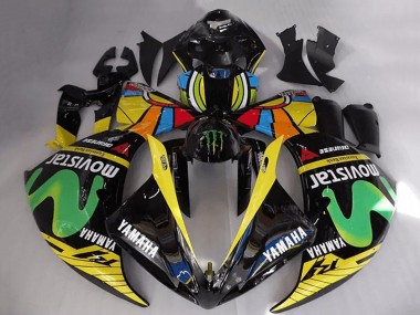 Rossi MoviStar Carénage Moto Yamaha YZF R1 2009-2011 Pas Chère