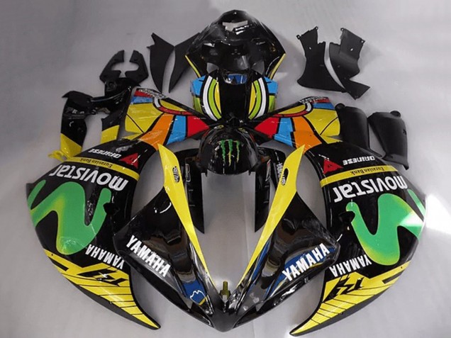 Rossi MoviStar Carénage Moto Yamaha YZF R1 2009-2011