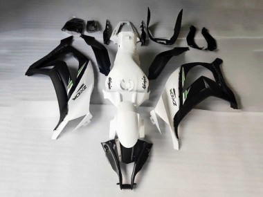 Blanc Noir Vert Bande Carénage Moto Kawasaki ZX10R 2016-2020 Pas Chère