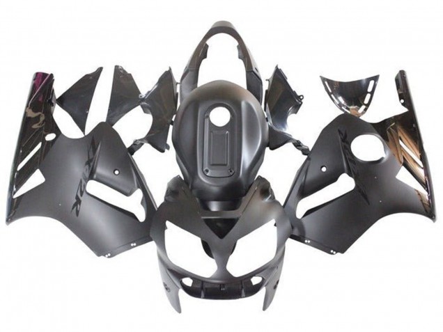 Noir Mat Noir Brillant Carénage Moto Kawasaki ZX12R 2000-2001