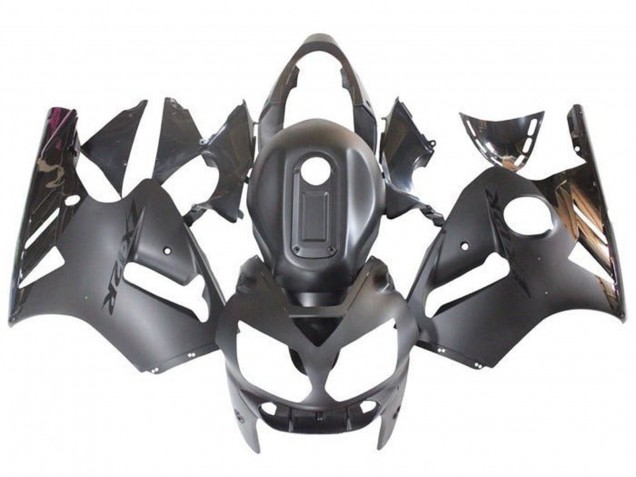 Noir Mat Noir Brillant Carénage Moto Kawasaki ZX12R 2002-2006
