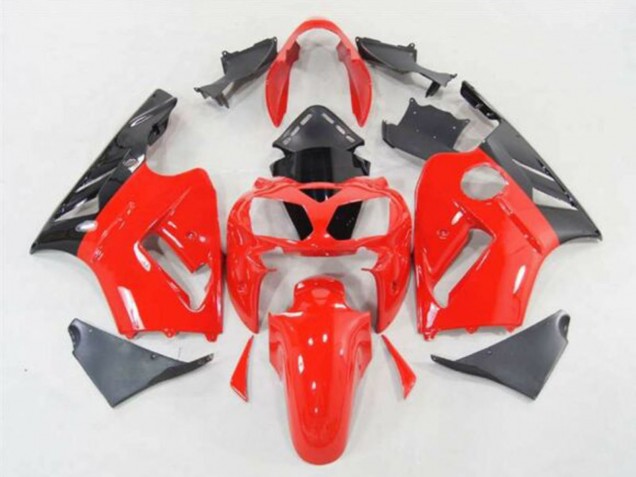 Rouge Noir Carénage Moto Kawasaki ZX12R 2002-2006