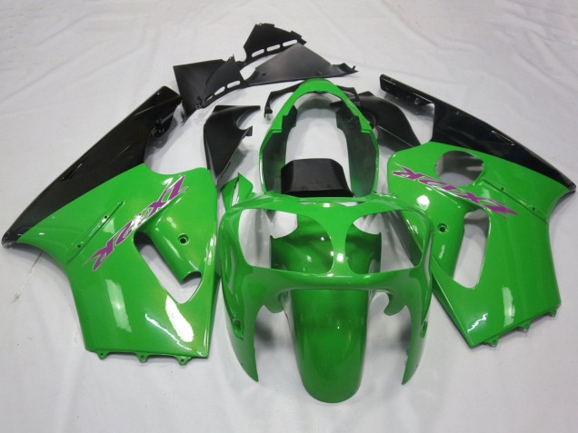 Vert Noir Violet Carénage Moto Kawasaki ZX12R 2002-2006
