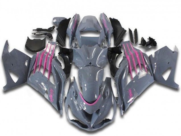 Nardo Gris Rose Carénage Moto Kawasaki ZX14R ZZR1400 2012-2024