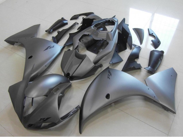 Gris Mat Carénage Moto Yamaha YZF R1 2012-2014
