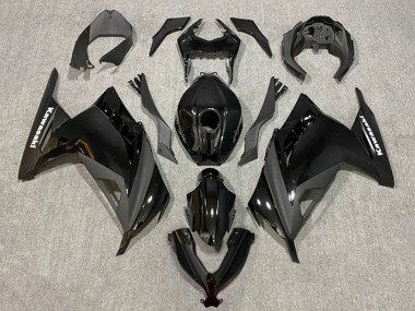 Noir Brillant Noir Mat Carénage Moto Kawasaki EX300 2013-2024 Pas Chère