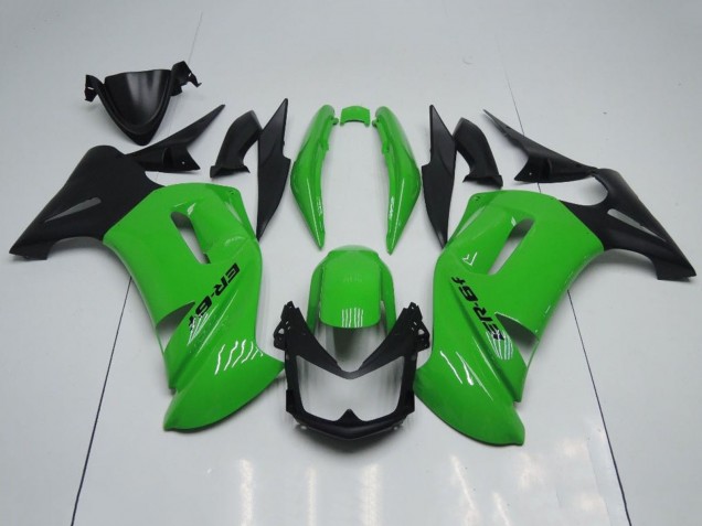 Vert Noir Carénage Moto Kawasaki Ninja 650 EX650 2006-2008