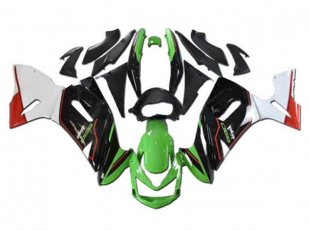 Vert Noir Blanc Rouge Carénage Moto Kawasaki Ninja 650 EX650 2006-2008