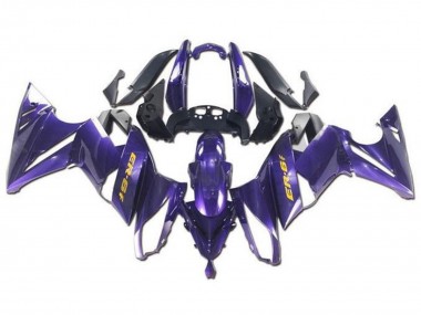 Violet Jaune Carénage Moto Kawasaki Ninja ER6F 2009-2011 Pas Chère