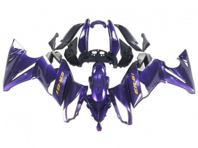 Violet Jaune Carénage Moto Kawasaki Ninja ER6F 2009-2011
