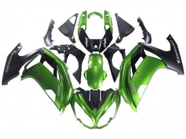 Vert Noir Mat Carénages Moto Kawasaki Ninja 650 EX650 2012-2016 Pas Chère