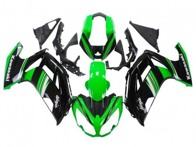 Vert Noir Blanc Gris Bande Carénage Moto Kawasaki Ninja 650 EX650 2012-2016