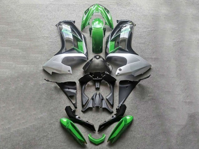 Vert Gris Noir Carénage Moto Kawasaki Ninja 650 EX650 2012-2016