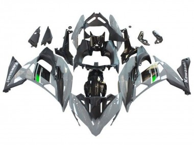 Gris Noir Vert Carénage Moto Kawasaki Ninja 650 EX650 2017-2019 Pas Chère