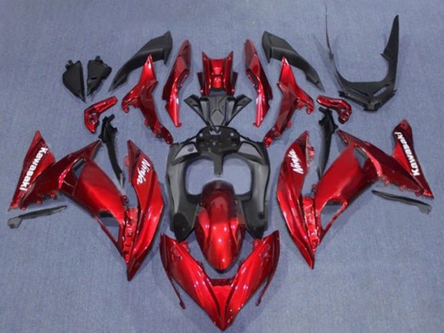 Rouge Noir Blanc Carénages Moto Kawasaki Ninja 650 EX650 2017-2019