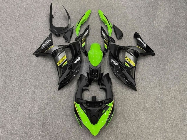 Vert Jaune Gris Noir Carénage Moto Kawasaki Ninja 650 EX650 2017-2019