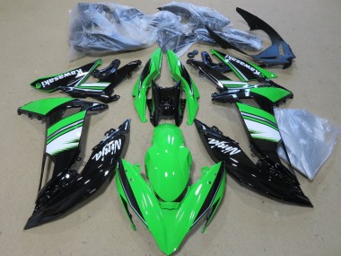 Vert Blanc Noir Brillant Carénage Moto Kawasaki Ninja 650 EX650 2017-2019 Pas Chère