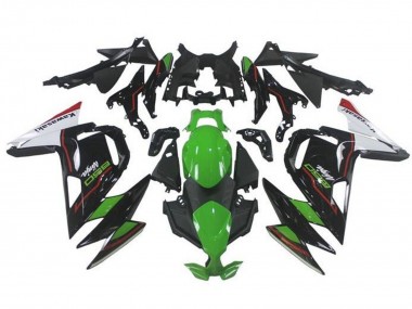 Vert Noir Blanc Rouge Carénages Moto Kawasaki Ninja 650 EX650 2020-2025 Pas Chère