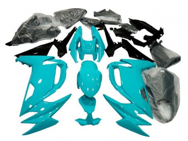 Bleu Clair Noir Carénages Moto Kawasaki Ninja 650 EX650 2020-2025