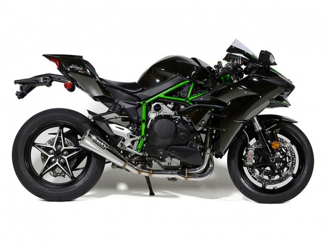 Noir Carénage Moto Kawasaki Ninja H2 2015-2022