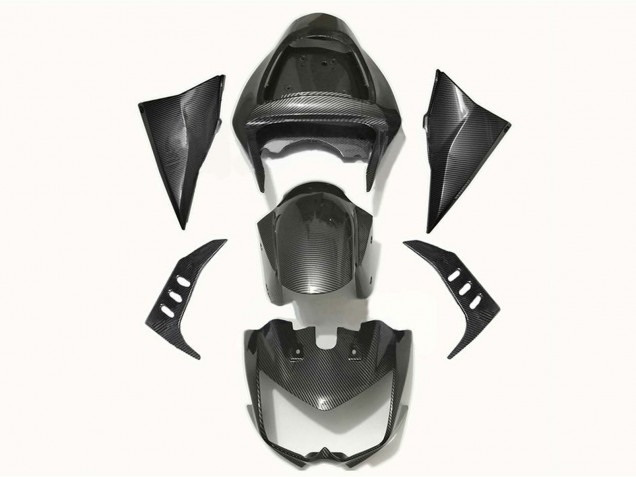 Fausse Fibre de Carbone Carénage Moto Kawasaki Z1000 2003-2006