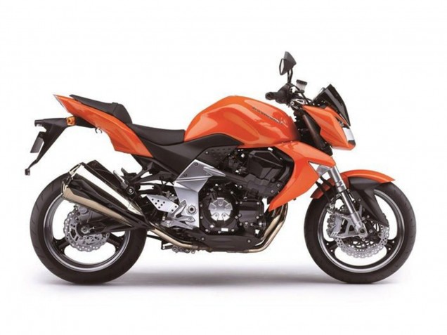 Orange Noir Carénage Moto Kawasaki Z1000 2007-2009