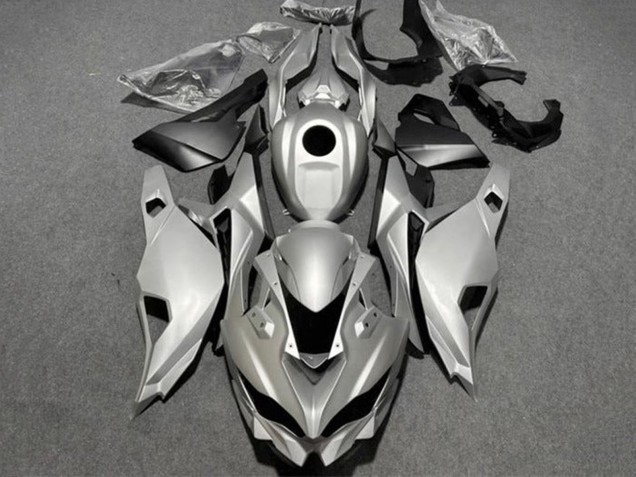 Argent Brillant Noir Mat Carénage Moto Kawasaki ZX25R ZX-25R 2019-2025