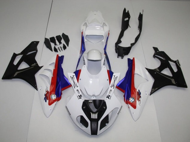 Blanc Rouge Bleu Noir Brillant Kits Complet Carénages Moto BMW S1000RR 2009-2014