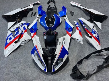 Blanc Rouge Bleu Noir Brillant Tyco Carénage Moto BMW S1000RR 2009-2014 Pas Chère