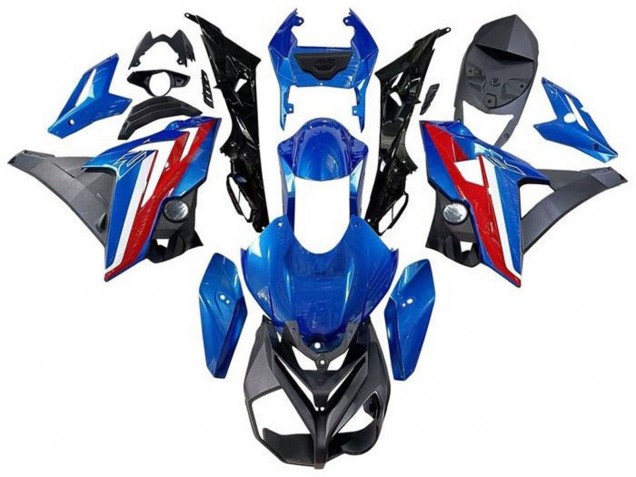 Bleu Rouge Noir Carénage Moto BMW S1000RR 2015-2016