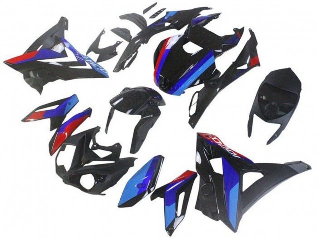Bleu Rouge Noir Brillant Carénage Moto BMW S1000RR 2015-2016
