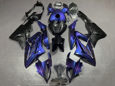 Violet Fausse Fibre de Carbone Forgée Carénage Moto BMW S1000RR 2015-2016 Pas Chère