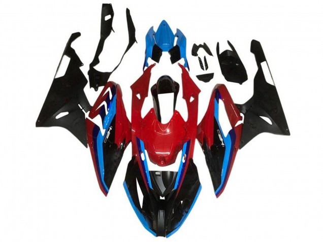 Rouge Bleu Noir Bande Carénage Moto BMW S1000RR 2015-2016