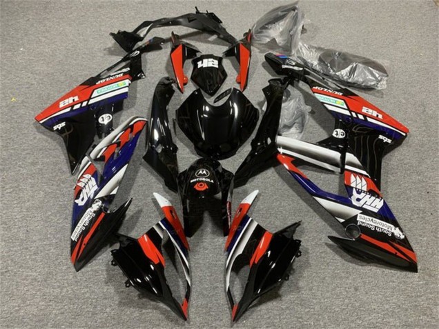 Blanc Rouge Bleu Noir Brillant Bande Carénage Moto BMW S1000RR 2015-2016