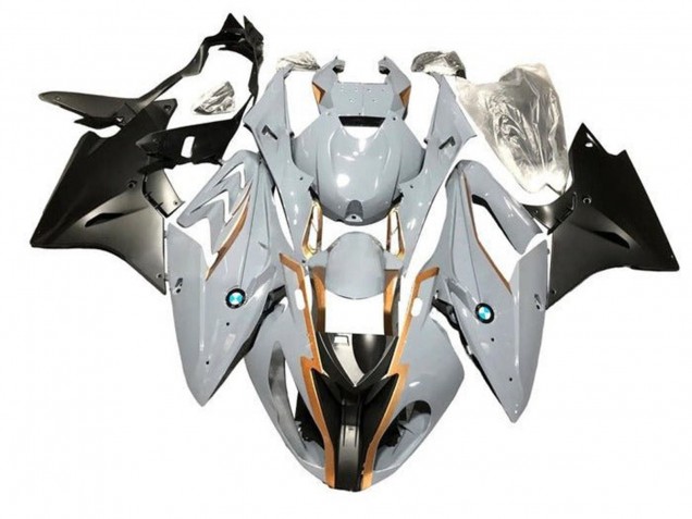 Nardo Gris Or Noir Mat Carénage Moto BMW S1000RR 2015-2016