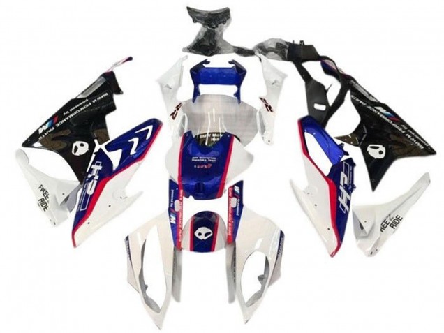 Blanc Bleu Rouge Noir Brillant Kits Carénages Moto BMW S1000RR 2017-2018