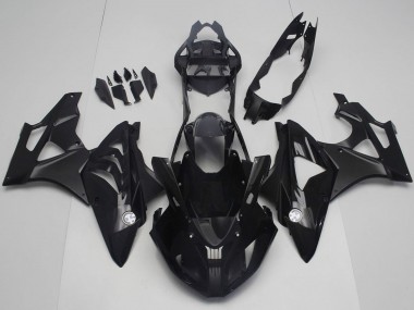 Noir Brillant Noir Mat Carénage Moto BMW S1000RR 2017-2018 Pas Chère