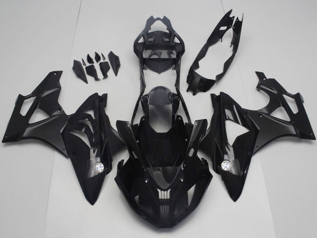 Noir Brillant Noir Mat Carénage Moto BMW S1000RR 2017-2018