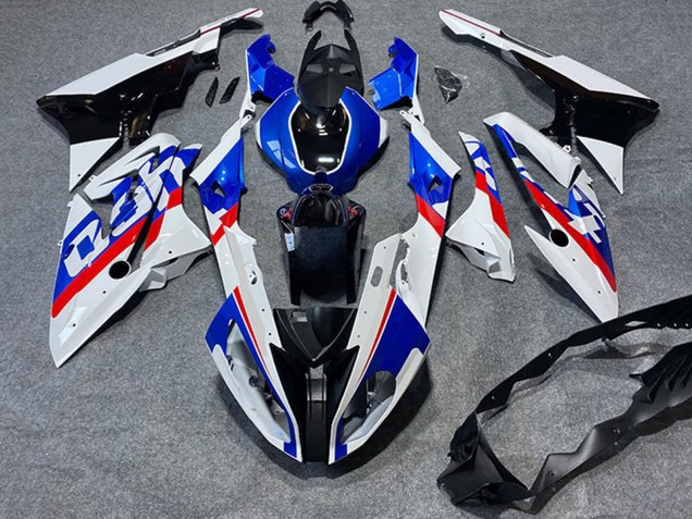 Blanc Bleu Rouge Noir Brillant Carénage Moto BMW S1000RR 2017-2018