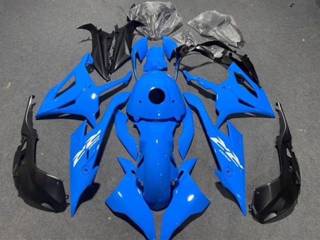 Bleu Blanc Noir Carénage Moto BMW S1000RR 2019-2022