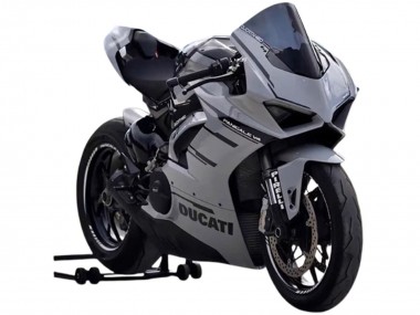 Gris Noir Carénage Moto Ducati Panigale V4 V4S 2018-2019 Pas Chère