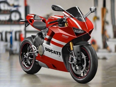 Blanc Rouge Bande Carénage Moto Ducati Panigale V4 V4S 2018-2019 Pas Chère