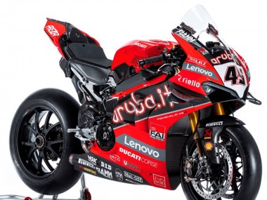 Rouge Noir Blanc Aruba Carénage Moto Ducati Panigale V4 V4S 2018-2019 Pas Chère
