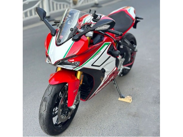 Rouge Blanc Vert Bande Carénage Moto Ducati Supersport 939/939S 2017-2022