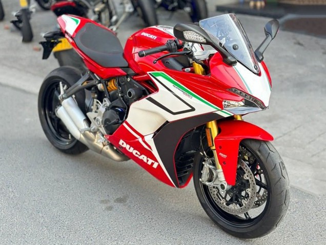 Rouge Blanc Vert Bande Carénage Moto Ducati Supersport 939/939S 2017-2022